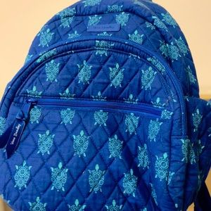 Vera Bradley Marine Sea Turtle Purse Backpack (Rare Print)